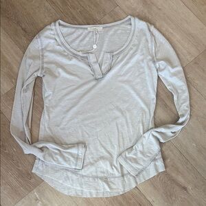 Boutine LA Light Gray Long Sleeve Tee